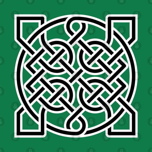 Celtic Ornamental Knot Geometric Design 3 by taiche