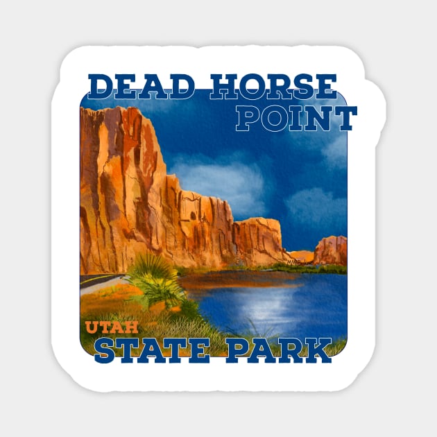 Dead Horse Point State Park, Utah Magnet by MMcBuck