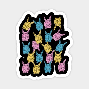 Rabbit Party Magnet