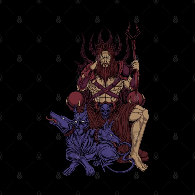 God of Greek mythology - Pluton Hades by Modern Medieval Design