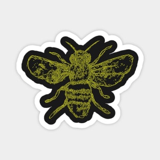 Bee No. 2 Yellow Magnet