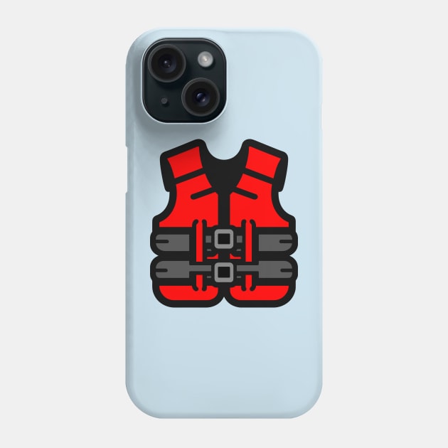 Life Jacket Phone Case by KayBee Gift Shop