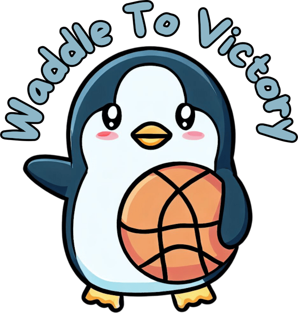 Waddle to victory Kids T-Shirt by Japanese Fever