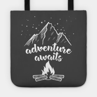 Adventure Awaits - Hiking/Outdoors Lover Design Tote