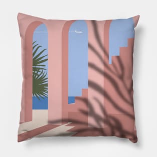 Boho travel art. Morocco #1 Pillow