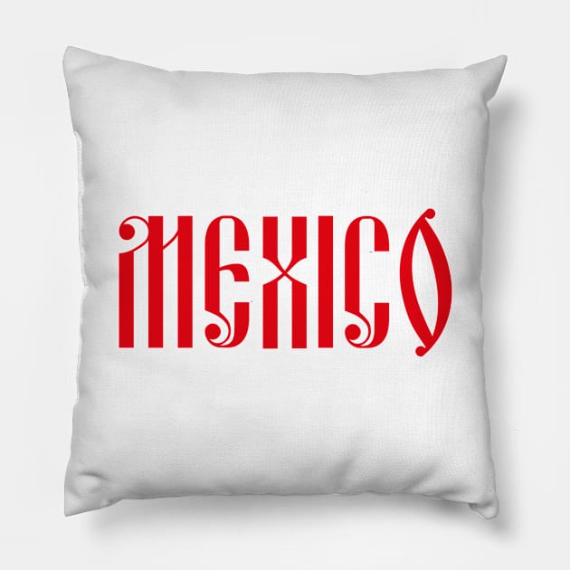 MEXICO 2018 Pillow by eyesblau