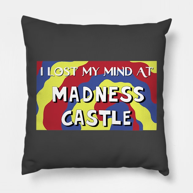 Burgers Madness Castle Pillow by Tommymull Art 