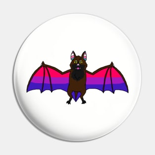 Bisexual Pride Bat Pin