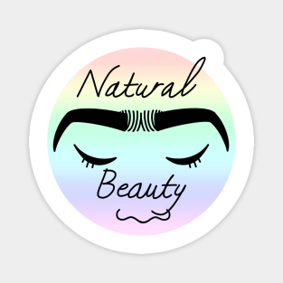 Natural Beauty Unibrow Magnet