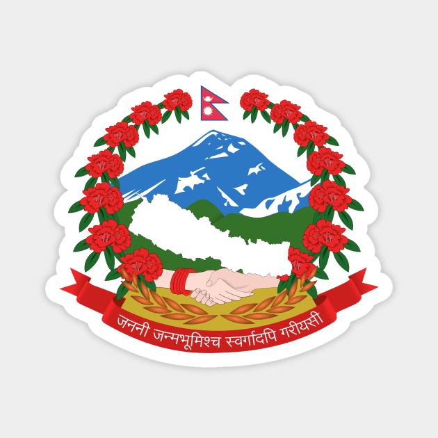 Emblem of Nepal Magnet by Wickedcartoons