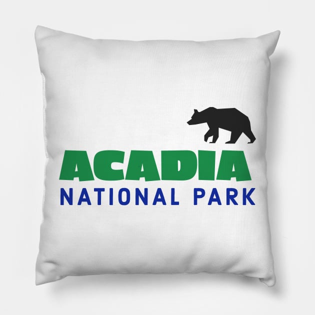 Acadia National Park Pillow by cricky