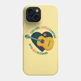 Girl loves camping Phone Case