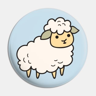 Cute Baby Lamb Doodle Drawing Pin