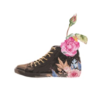 Floral Hiker Lover Hiking Boot T-Shirt