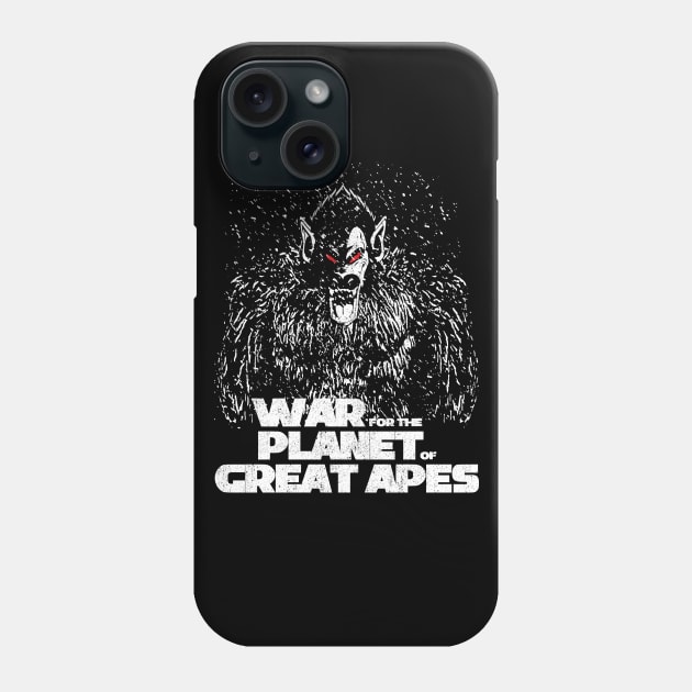 War for the Planet of Great Apes Phone Case by Daletheskater