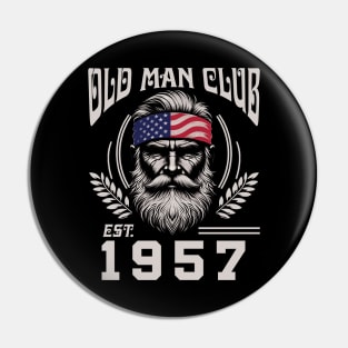 Old Man Club EST 1957 Pin