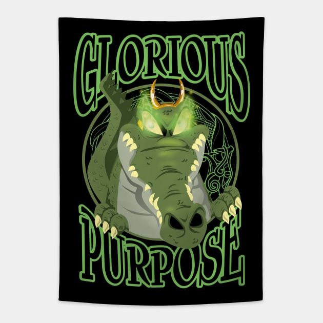 Glorious Purpose Tapestry by CuddleswithCatsArt