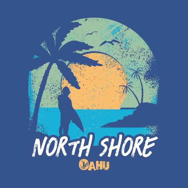 Retro Sunset North Shore Oahu Hawaii Surfing // Retro Surfer Beach by Now Boarding