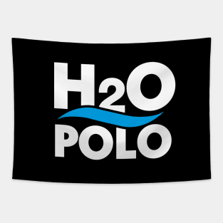 H20 polo water polo science chemistry water nerd Tapestry