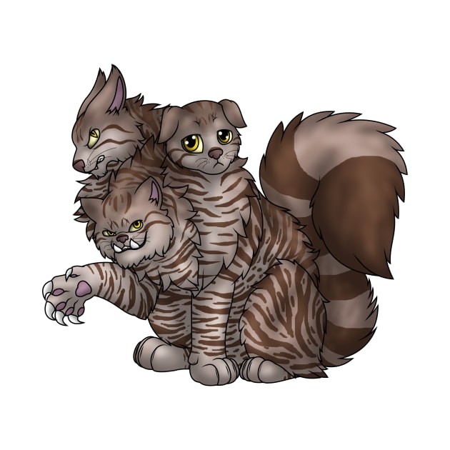 CerPURRus: Chocolate Tabby by spyroid101