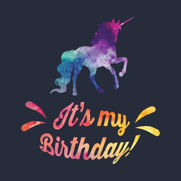 Cute Unicorn Birthday Party Outfit Adult Kids Gift by Freid