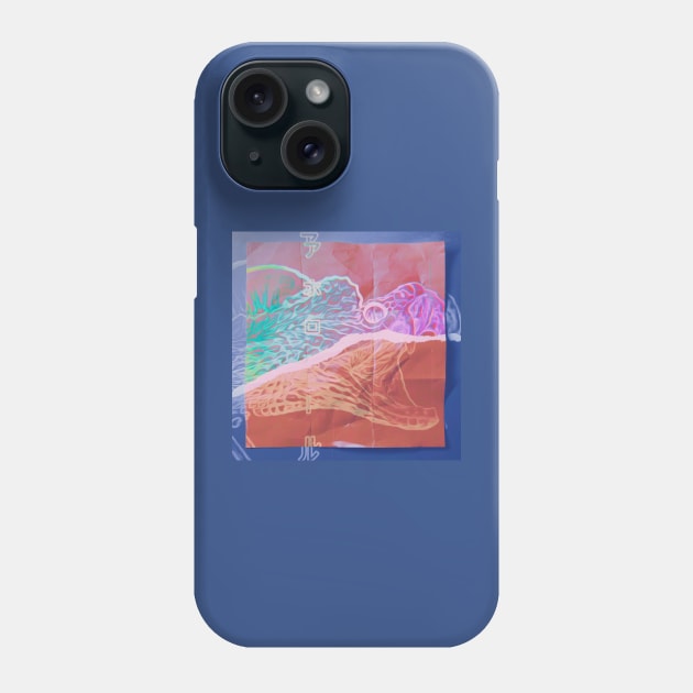 Amongst The Ectoplasm Phone Case by AXOLOTL THE BAND