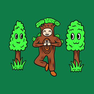 Funny tree pose T-Shirt