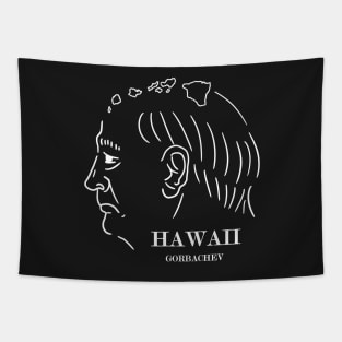 A funny map of Hawaii 3 Tapestry