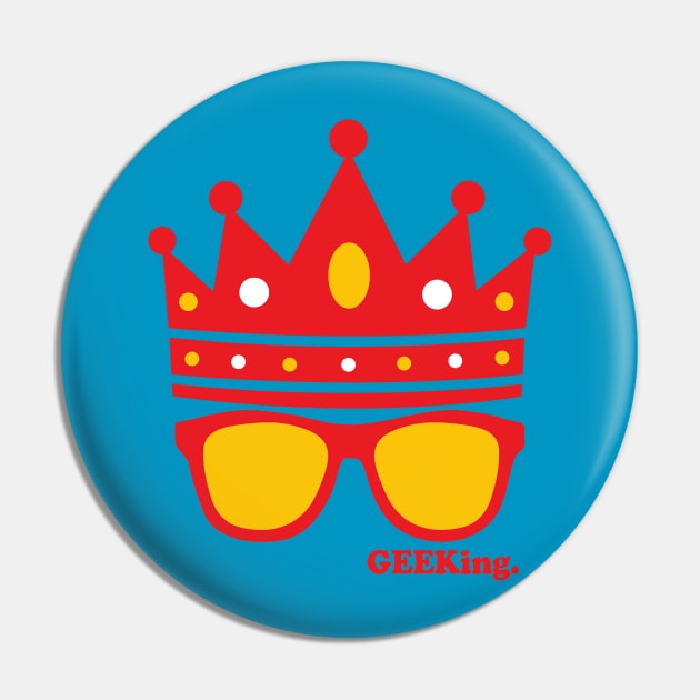 Triple Crown & Specs (Red, Gold, White) Pin by GEEKing Official