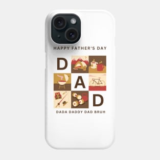 Dada Daddy Dad Bruh nember one Phone Case