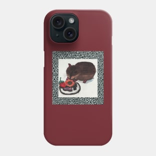 Guinea Pig Eating Fruits Phone Case