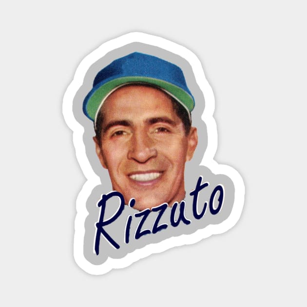 Rizzuto Tribute Design Magnet by Bleeding Yankee Blue