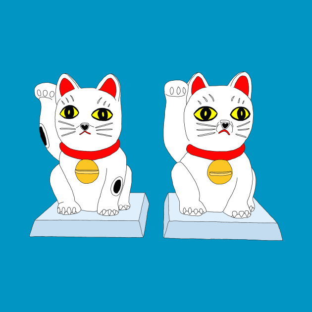 Love Fortune Maneki Neko by lamaisondulapino