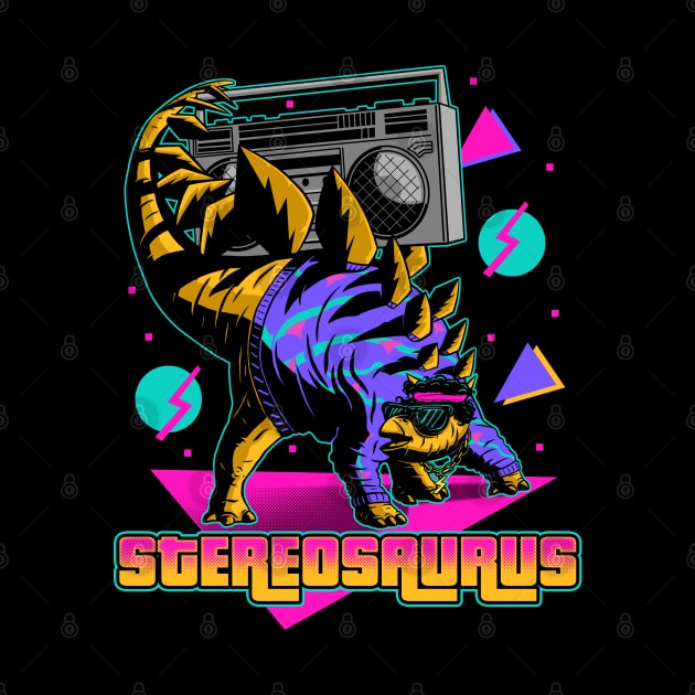 Stereosaurus - A Rad Dinosaur by Sachpica