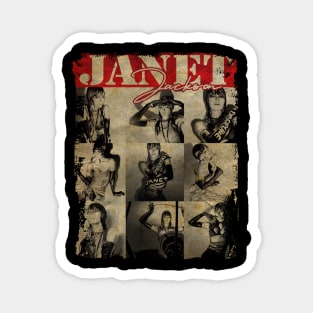 TEXTURE ART- JANET JACKSON 70S 2 Magnet