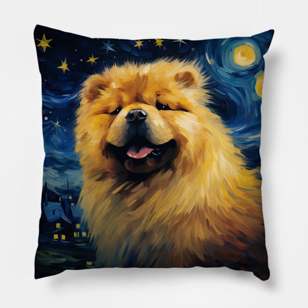 Chow Chow Dog Night Pillow by NatashaCuteShop