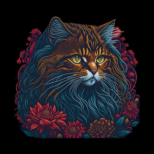 Cat Breed - Maine Coon by ImaginativeInkPOD