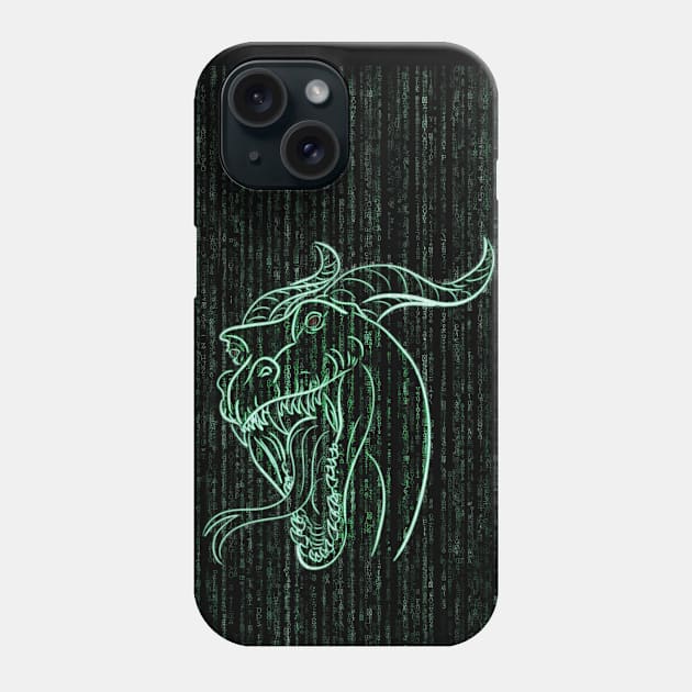 Wyrm in the Shell Phone Case by Taellosse