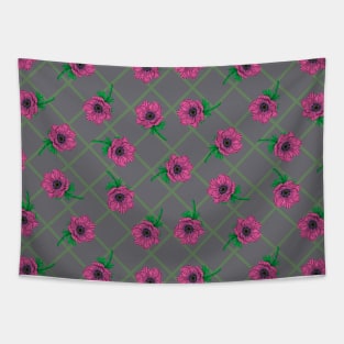 Anemone Field Pink Tapestry