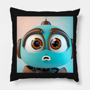 This cute robot needs a hug! Pillow