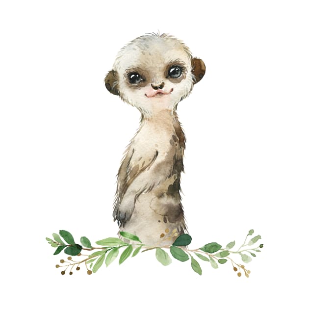 Baby Meerkat by AdornMyWall