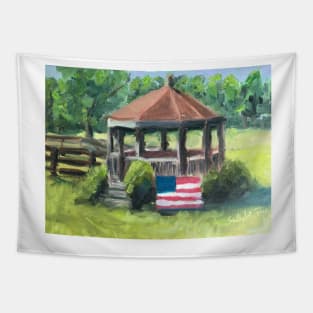 Gazebo at Rippavilla Tapestry