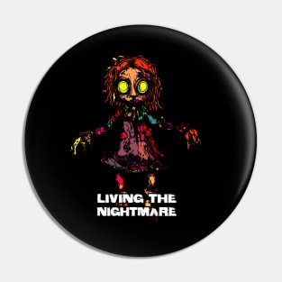 Creepy Scary Doll Living The Nightmare October 31st Horror Pin