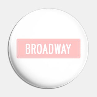 Broadway pink Pin