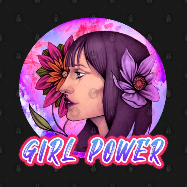 Girl Power Beautiful Floral by dnlribeiro88