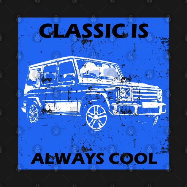 G wagon classic retro vintage colorful by WOS