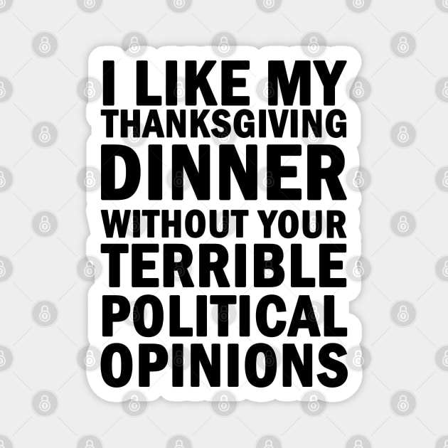 Thanksgiving diner Magnet by valentinahramov