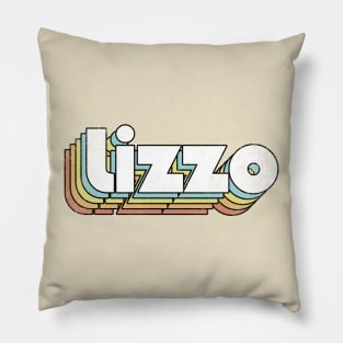 Lizzo - Retro Rainbow Letters Pillow