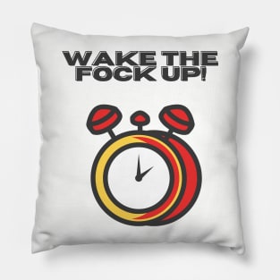 Wake the Fock Up Pillow