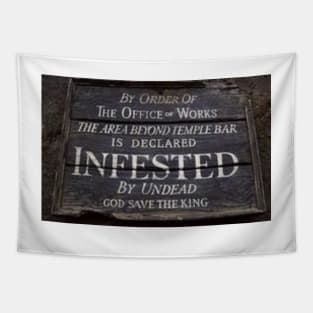 Infested Notice Tapestry